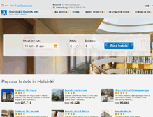 Tablet Screenshot of helsinki-hotels.net